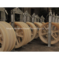 Overhead Transmission Line Wire Rope Pulleys 822mm