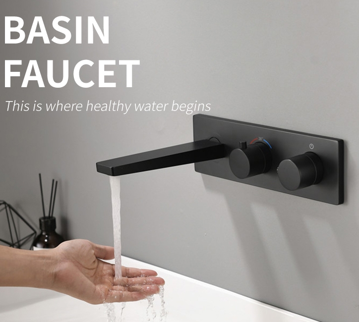 How high should wall mount faucet be above vessel sink?