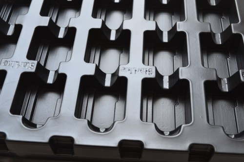 Black color & PS/PP/PET material vacuum forming plastic tray