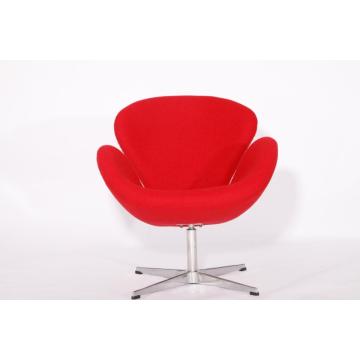 Dylunydd Cadeirydd Cashmere Swan gan Arne Jacobsen