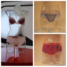 female torso underwear display mannequin