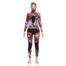 Seaskin 3mm Kadın Camo Spearfishing Wetsuit