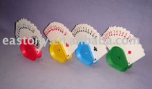 Four Color Triangle Playing Card Holder Card Clamp
