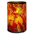 Colorful Mosaic Dancing Flame Pillar Candles