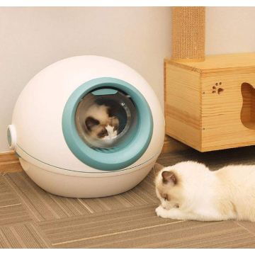 Toilette chat entièrement fermée intégrée