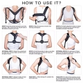 Wholesale High Quality Adjustable Neoprene Posture Corrector Brace Belt