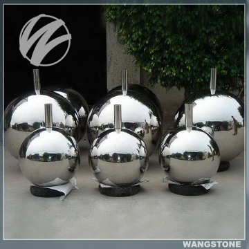 Outdoor garden decoration large stainless steel balls