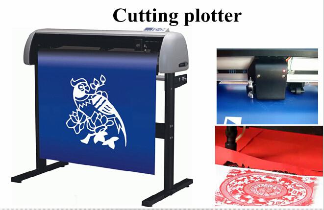 Paper cutting plotter machine