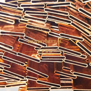 Brass Radiator Tubes Seamless Flat Oval Brass