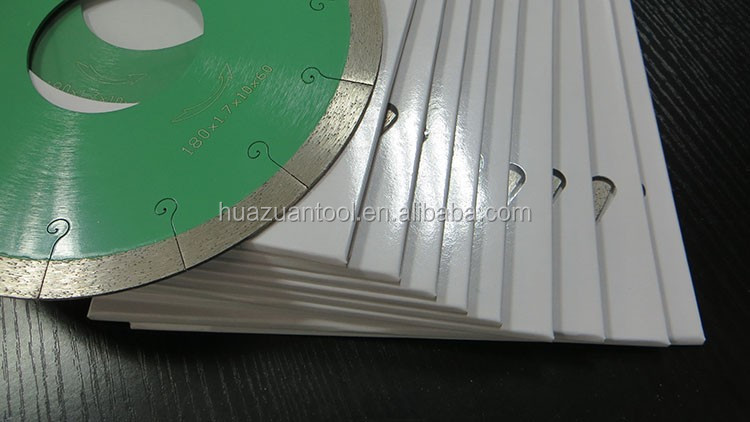 Sharpness without edge breakage 250mm ceramic tiles circular saw blade