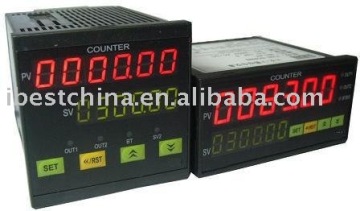 Digital Preset Batch And Total Counter, 2 Preset Pulse Counter, Digital Batch Total Counter Meter (IBEST)