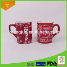 Promotional Nestle Red Ceamic Coffee Mug,Sublimation Coffee Cups