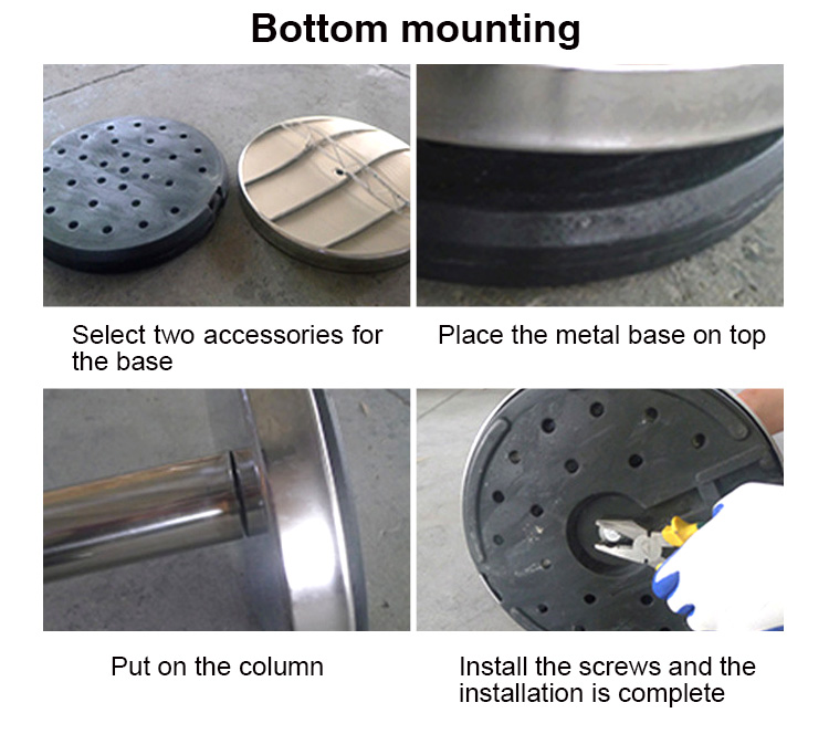 Jessubond Folding Hotel Railing Crowd Control Barrier Stanchion, Retractable Barrie/