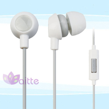 in earphone headphone with candy color with Microphone