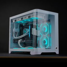 RGB ATX/Micro-ATX Mid Tower Gaming Computer Case Aluminum Alloy Cabinet