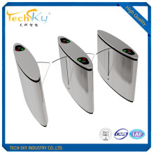 304 stainless steel access control rfid flap barrier turnstile gate for subway