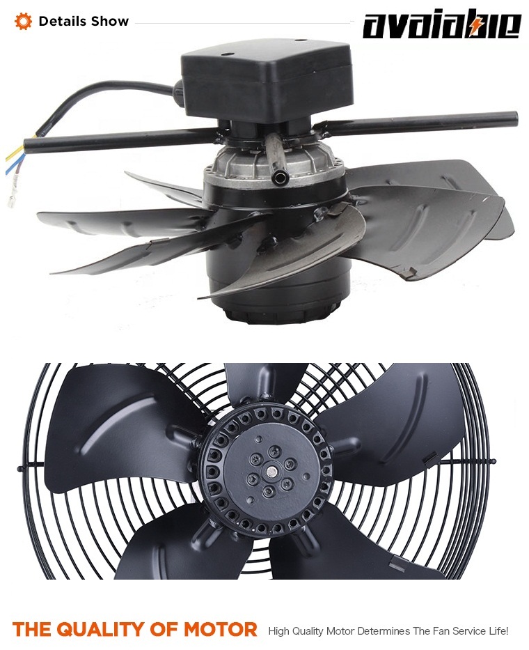 AC 10inch Factory Direct industrial Netted External Rotor Fan