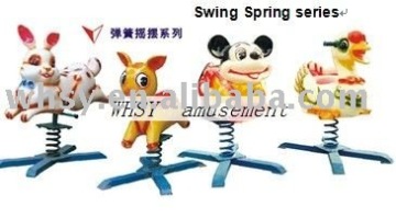 Amusement indoor equipment kiddy rides-rocking spring