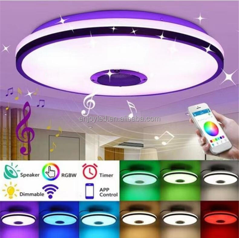 30 / 33cm intelligent BT music lamp app modern simple children's room study bedroom balcony led ceiling lamp