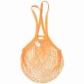 NET sac à provisions en Orange, en coton, Durable, disponible en plusieurs tailles