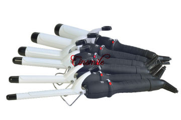 Personal White Lcd Hair Curling Tongs 240v For Salon Hair Iron