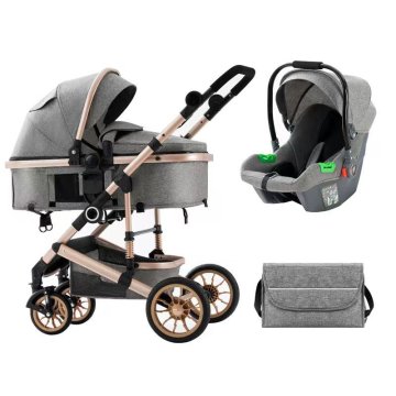 High View Infant Pushchair Travel System with Car Seat