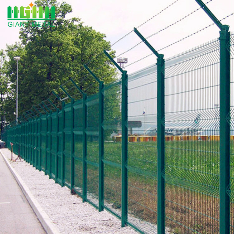 Electric galvanized airport security wire mesh fences