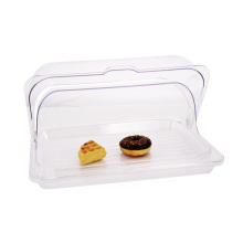 Large Clear Plastic Rectangular Cover for Bakery and Cafe