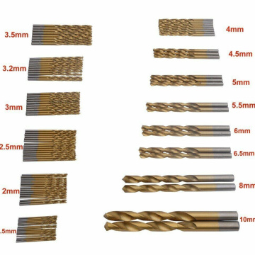 Metric Drill Bit Set Titanium Disalut