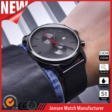 Best selling stainles steel watches with bulk watches custom logo