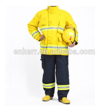 yellow color nomex fire fighter suits, Nomex fire fighting suits, CE Standand