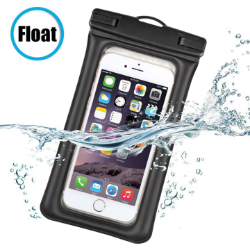 6inch universal waterproof cell phone mobile bag with floating function, hd screen