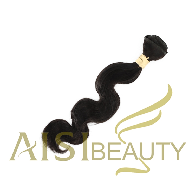 Aisi Beauty Hot Selling Wholesale Hair Extensions Body Wave 100% Black In Stock Brazilian Human Hair Weave Bundles