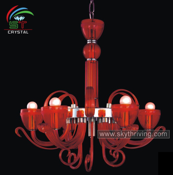 murano glass pendant lights red glass chandelier