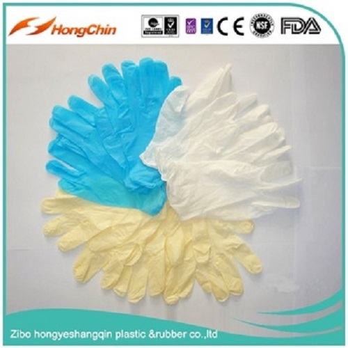 food service industrial glove 24 cm vinyl plastic