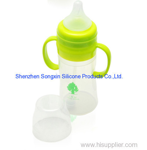 Affascinante biberon Baby in Silicone con maniglie