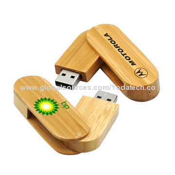 Swivel Wooden USB Sticks