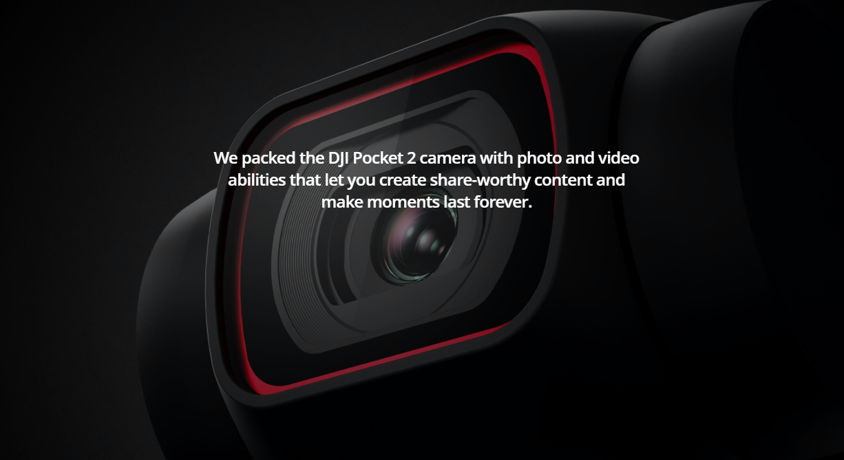 New original DJI Pocket 2 Creator Combo 3-axis Handheld 1/1.7-inch sensor 64MP Images camera for YouTube TikTok Video Vlog