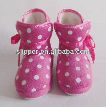 children's dot print boots/ baby boots