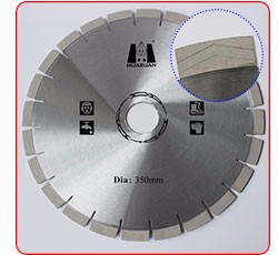 Hot Sale 400mm Arix Segments Diamond Saw Blade for Granite Cutting