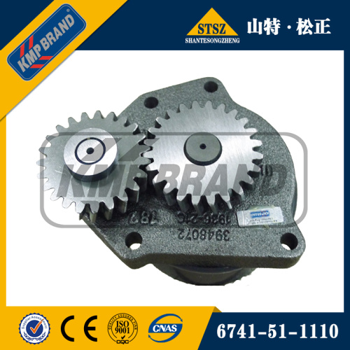 Oliepomp 6741-51-1110 voor Komatsu-motor SAA6D114E-2A-KU