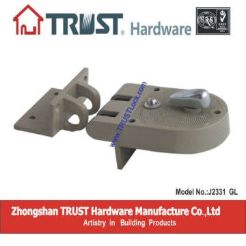 Heavy Duty Zinc Alloy Jimmy Proof with Brass cylinder