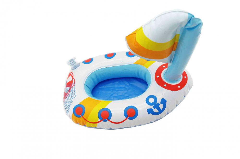 Barco inflable del PVC del juego del agua del juguete del bebé