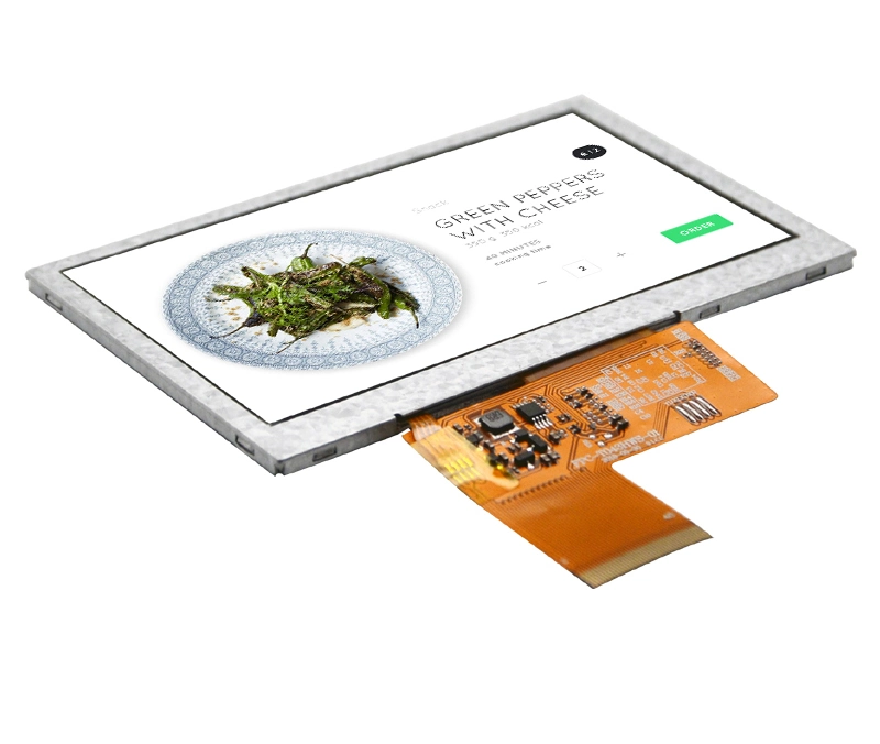 4.3" 40-Pin TFT Display - 480X272 with Touchscreen