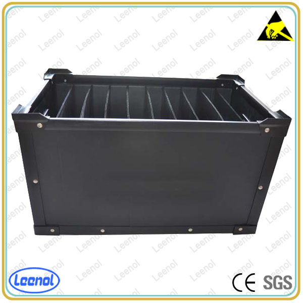 Superior black plastic esd packing /packaging trays