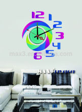 2016 Max3 china brand wall sticker clock smart time wall clock for home