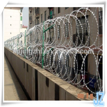 barbed iron wire rope/PVC coated barbed wire rope