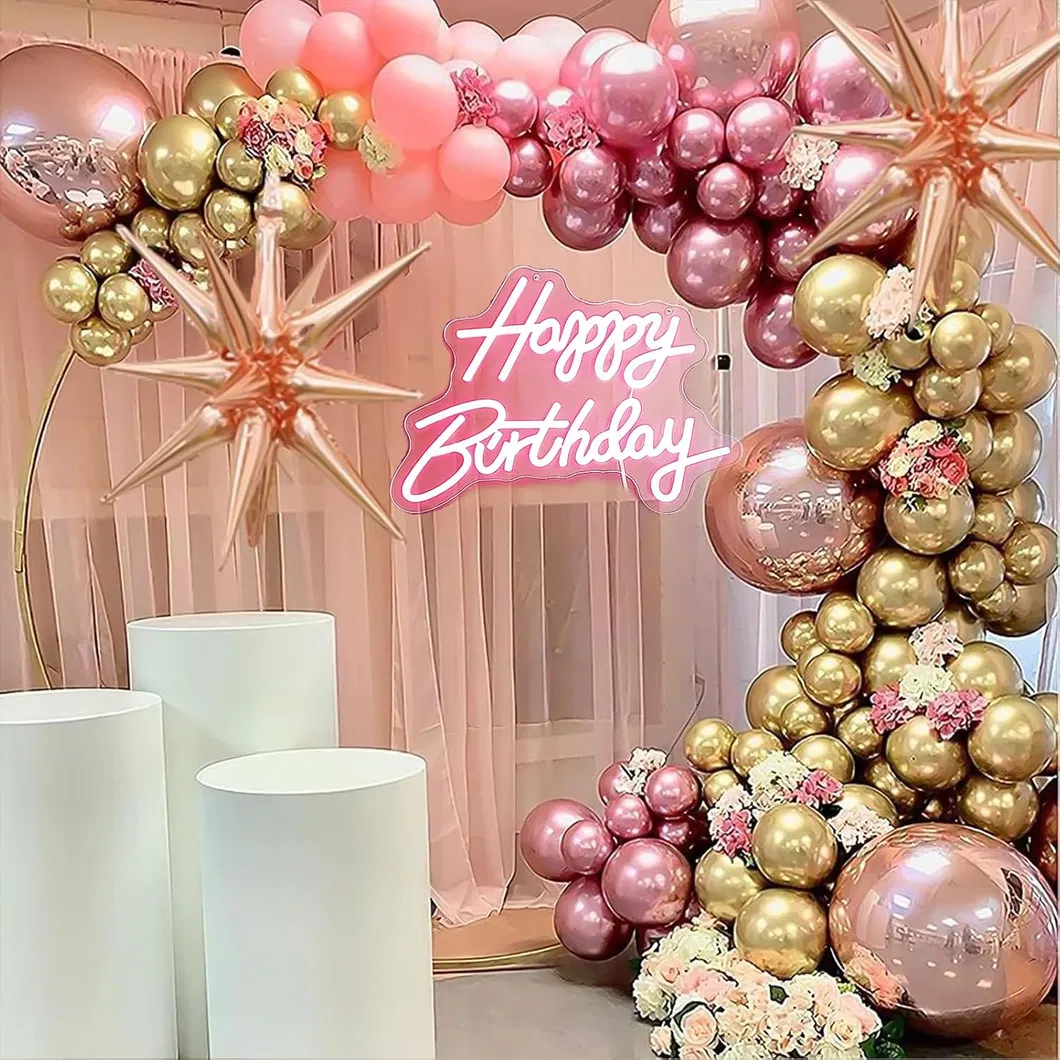 Vibrant LED Neon Sign for Fun Birthday Celebrations