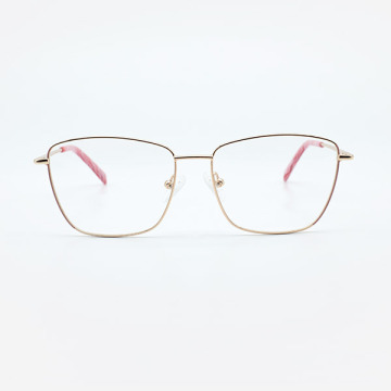 Square fashion Metal Women's Optical Frames