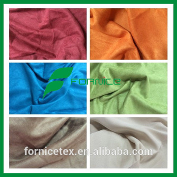 China factory wholesale 100% polyester ultra suede fabric microfiber suede